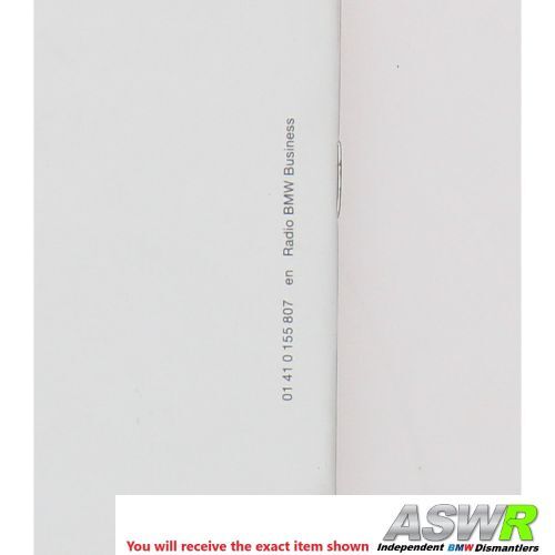 BMW Owners Handbook E46 3 SERIES Coupe