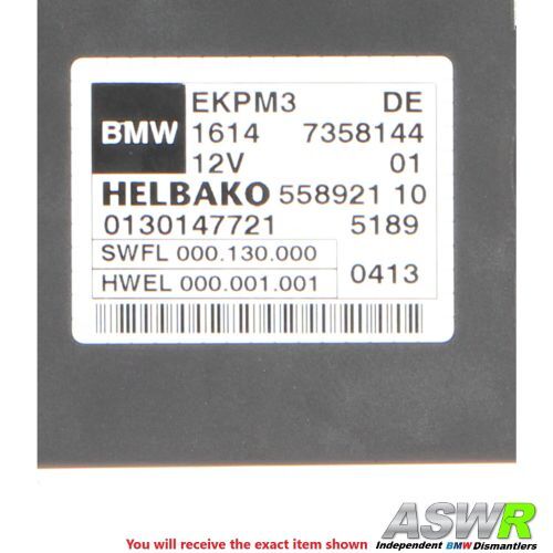 BMW Fuel Pump Control Unit F20 F21 F22 F30 1 2 3 SERIES N47 DIESEL