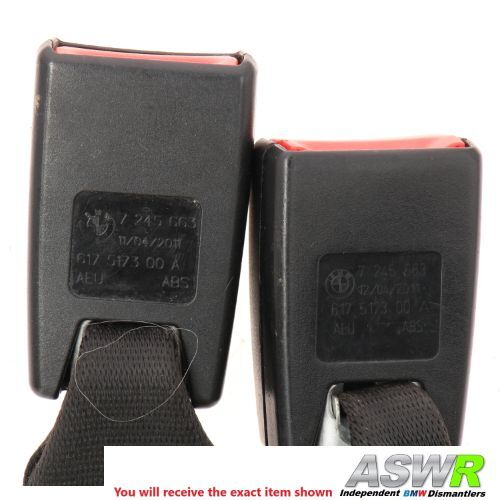 BMW E87 E90 1 3 SERIES O/S Drivers / Centre Rear Seat Belt Buckle