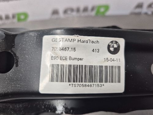 BMW E90 E91 3 SERIES Rear Bumper Reinforcement Bar
