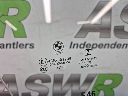 BMW 2 SERIES Door Glass Front O/S Drivers F46 2 SERIES Gran Tourer