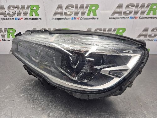 BMW Headlight LED N/S Passenger Left F46 2 SERIES Gran Tourer LCI