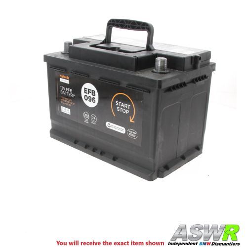 Halfords 096 EFB Battery 75ah 700a