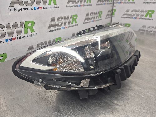 BMW 2 SERIES Headlight Halogen O/S Drivers Right F22 F23 Pre LCI