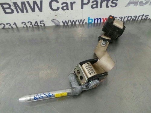 BMW E65 E66 7 SERIES Beige N S R Passenger Side Rear Seat Belt