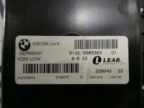 BMW E60 E61 E63 E64 5 6 SERIES Body Gateway Control Module