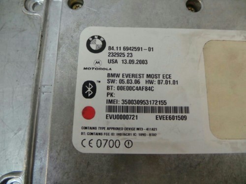 BMW Bluetooth Telematics Control Module E60 E63 5 6 SERIES