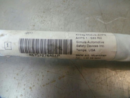 BMW Roof Curtain Safety Module E63 6 SERIES Coupe O/S Drivers Side