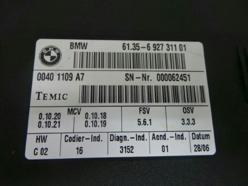 BMW Front Seat Control Module E60 E61 E65 E66 5 7 SERIES