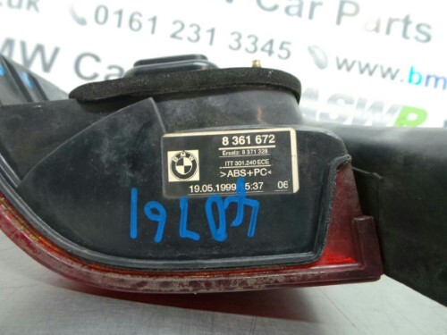 BMW Rear Tail Light O/S Drivers Right E39 5 SERIES Pre LCI Touring