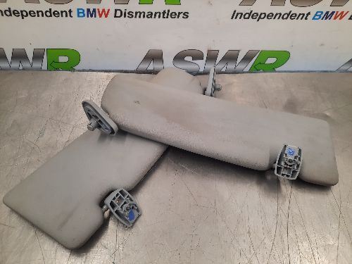 BMW Sun Visors Pair Grey E81 E82 E87 1 SERIES