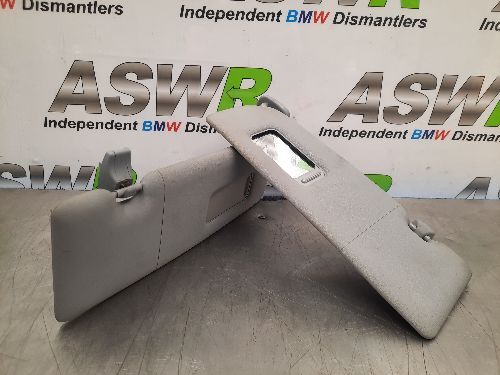 BMW Sun Visors Pair Grey E81 E82 E87 1 SERIES