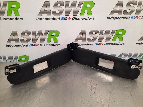 BMW Sun Visors Pair Black E85 Z4 Roadster