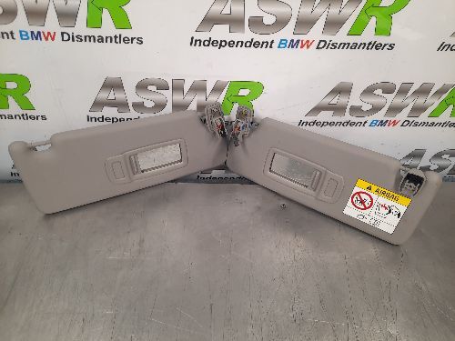 BMW Sun Visors Pair Grey F40 F45 1 2 SERIES Active Tourer