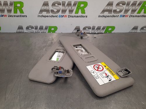 BMW Sun Visors Pair Grey F40 F45 1 2 SERIES Active Tourer