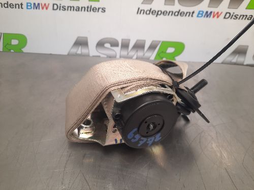 BMW Front Seat Belt Oyster N/S Passenger Side F10 F01 F02 5 7 SERIES