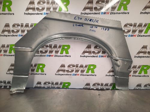 BMW E30 3 SERIES 2dr O S R Drivers Side Rear Outer Wheel Arch