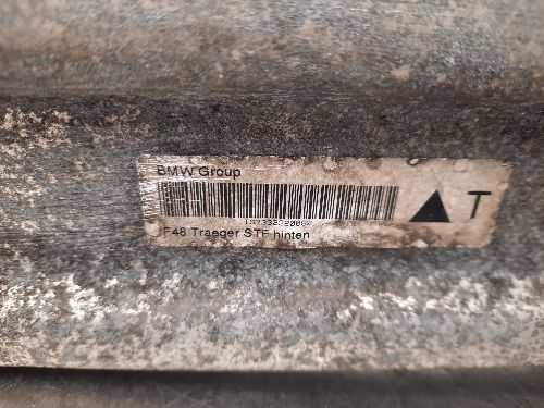 BMW F48 X1 Rear Bumper Reinforcer Bar