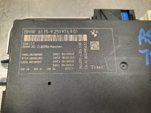 BMW FRM3 Footwell Module F10 F01 F02 5 7 SERIES