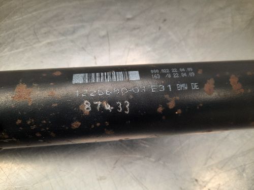 BMW Propshaft Automatic L=1290mm E31 8 SERIES 850Ci M70 Petrol