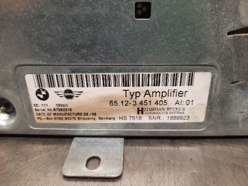 MINI Cooper R55 R56 Harman Becker Hi-Fi Amplifier
