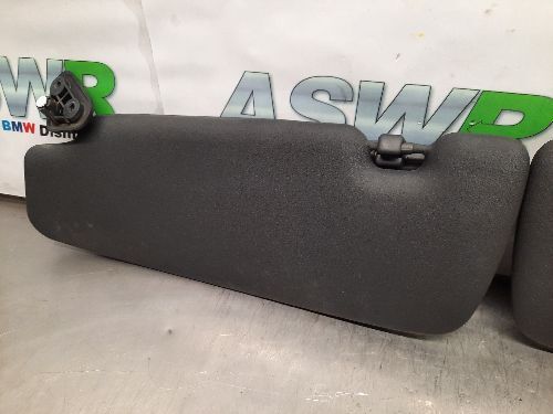 MINI Cooper Sun Visors Pair Black R52 Cabrio