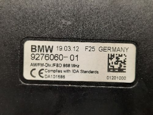 BMW F25 X3 Diversity Antenna Amplifier 868 MHZ