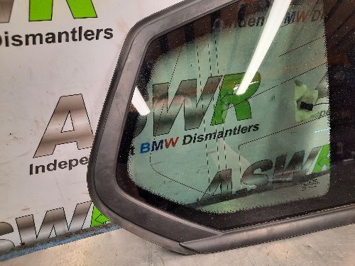 BMW F25 X3 Quarter Panel Window Glass Rear Right Side