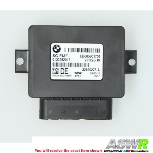 BMW EMF Parking Brake Control Unit F10 F06 F12 F13 5 6 SERIES F25 X3