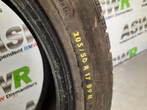 Continental Part Worn Tyre ContiWinterContact 205/50/17