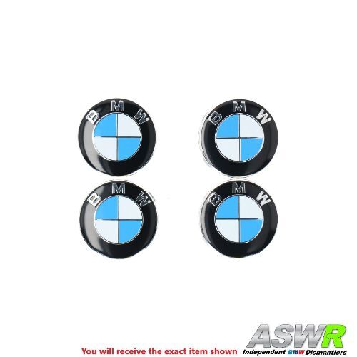 BMW Wheel Centre Caps Set 1 2 3 4 5 6 7 SERIES 68mm